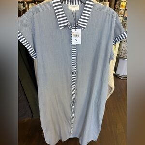 Men's Blue Striped Shirt